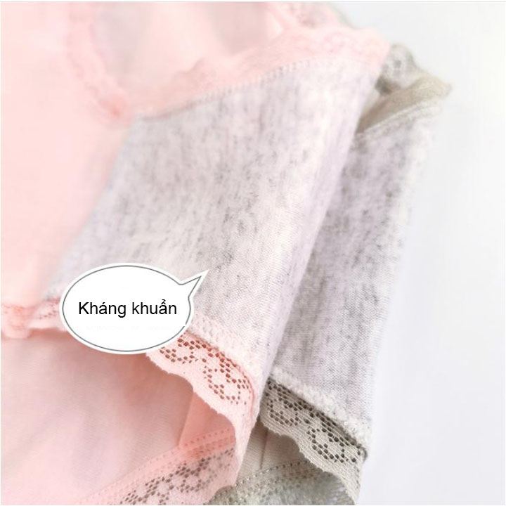 Combo 5 Quần lót nữ kiểu nhật bản thoáng khí chất liệu cotton