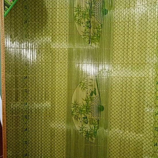 Chiếu trúc cao cấp hình rẻ quạt Tây bắc,chiếu tăm trúc màu tự nhiên rộng 1m8 x dài 2m