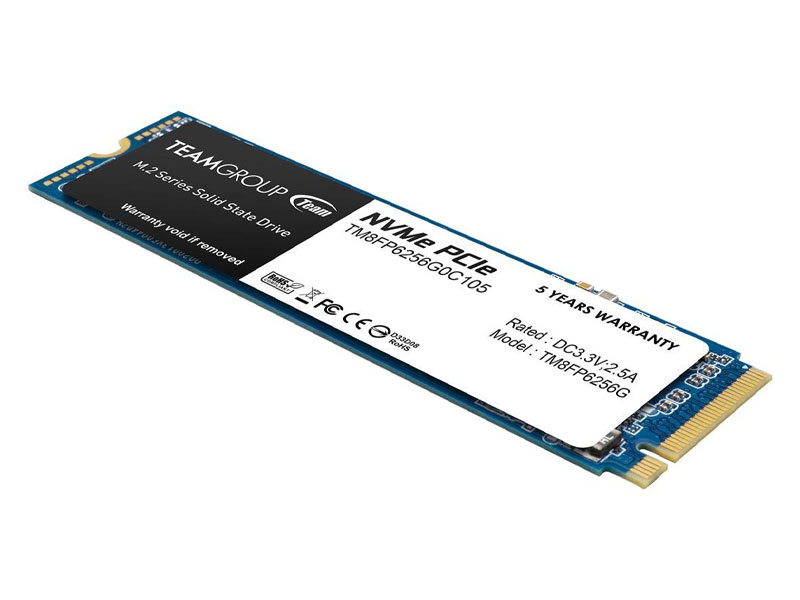 Ổ cứng SSD Team Group MP33 256GB M2-2280 PCI-E Gen3x4 (Đọc 1600MB/s - Ghi 1000MB/s) - Hàng chính Hãng