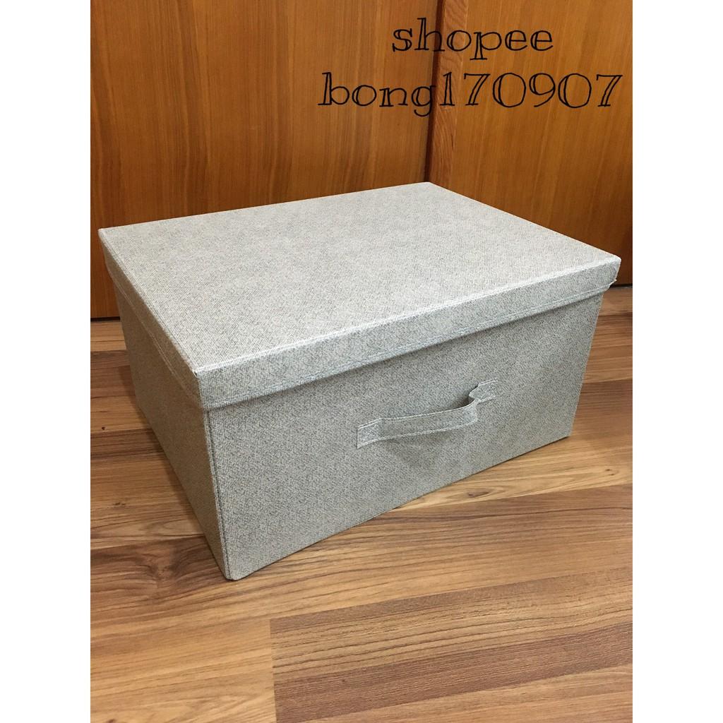 Hộp Đựng Quần Áo xuất daisomall Hàn Quốc sang trọng size lớn 45x33xH23cm (Storage Box)