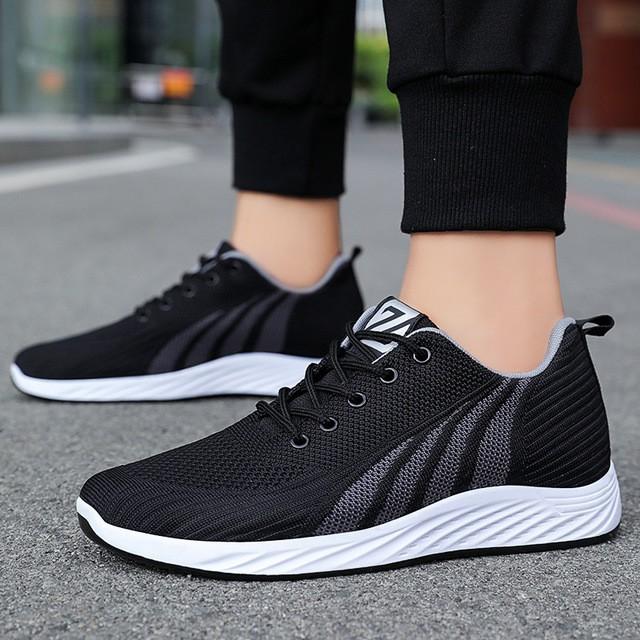 Giày Nam Sneaker Chất Liệu Cao Cấp, Đế Cao Su Mềm Phong Cách Trẻ Trung Năng Động - GN389