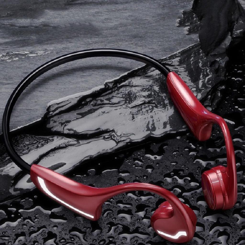 Bluetooth Bone Conduction Headphones Waterproof Music Earphone Ear Hook