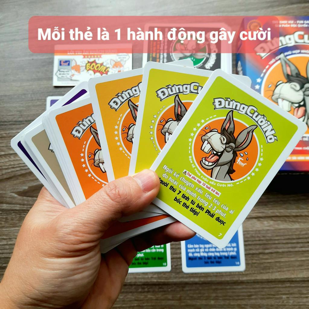 Đồ Chơi Board Game - Đừng Cười Nó - Trò Chơi Hay Hài Hước Đấu Trí Đội Nhóm Kết Nối Thành Viên