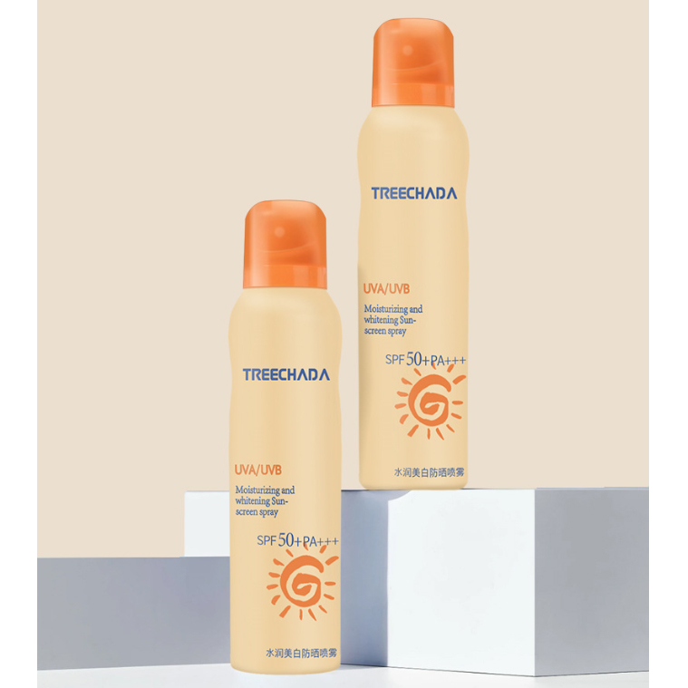 Xịt chống nắng dưỡng ẩm làm trắng da Treechada Whitening Sun Screen Spray Thái Lan 150ml