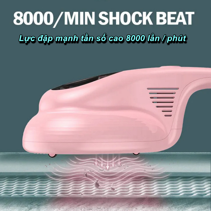 Máy Hút Bụi Giường Nệm, Diệt Bọ Rệp Tới 99,9% Bằng Tia UV - Home and Garden