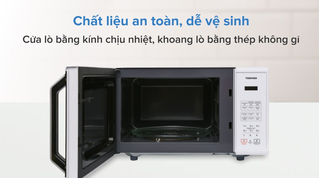 Lò vi sóng Toshiba ER-SS23(W1)VN 23 lít - HÀNG CHÍNH HÃNG