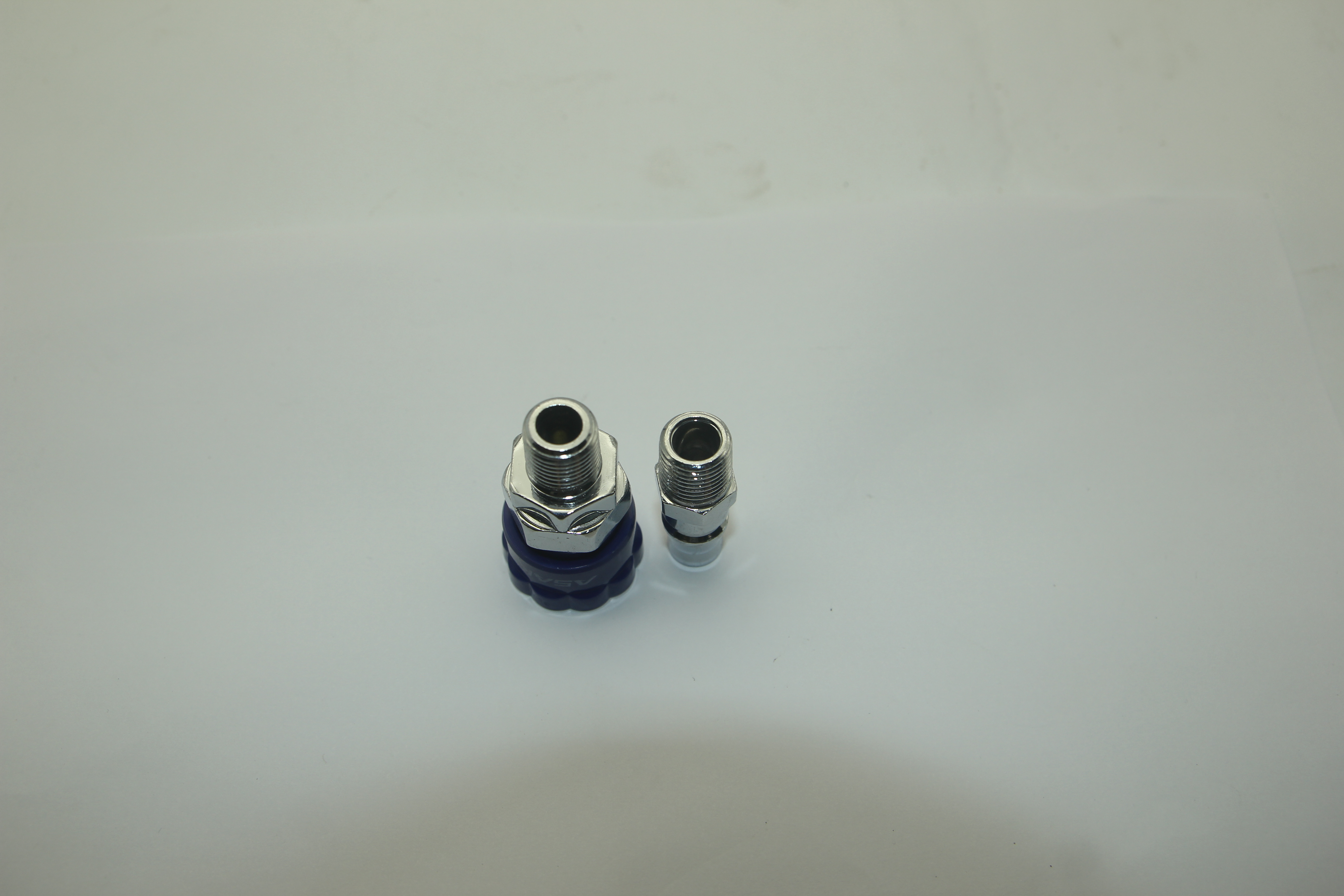 Đầu nối dây hơi răng ngoài thay nhanh SM20-PM20 xanh dương