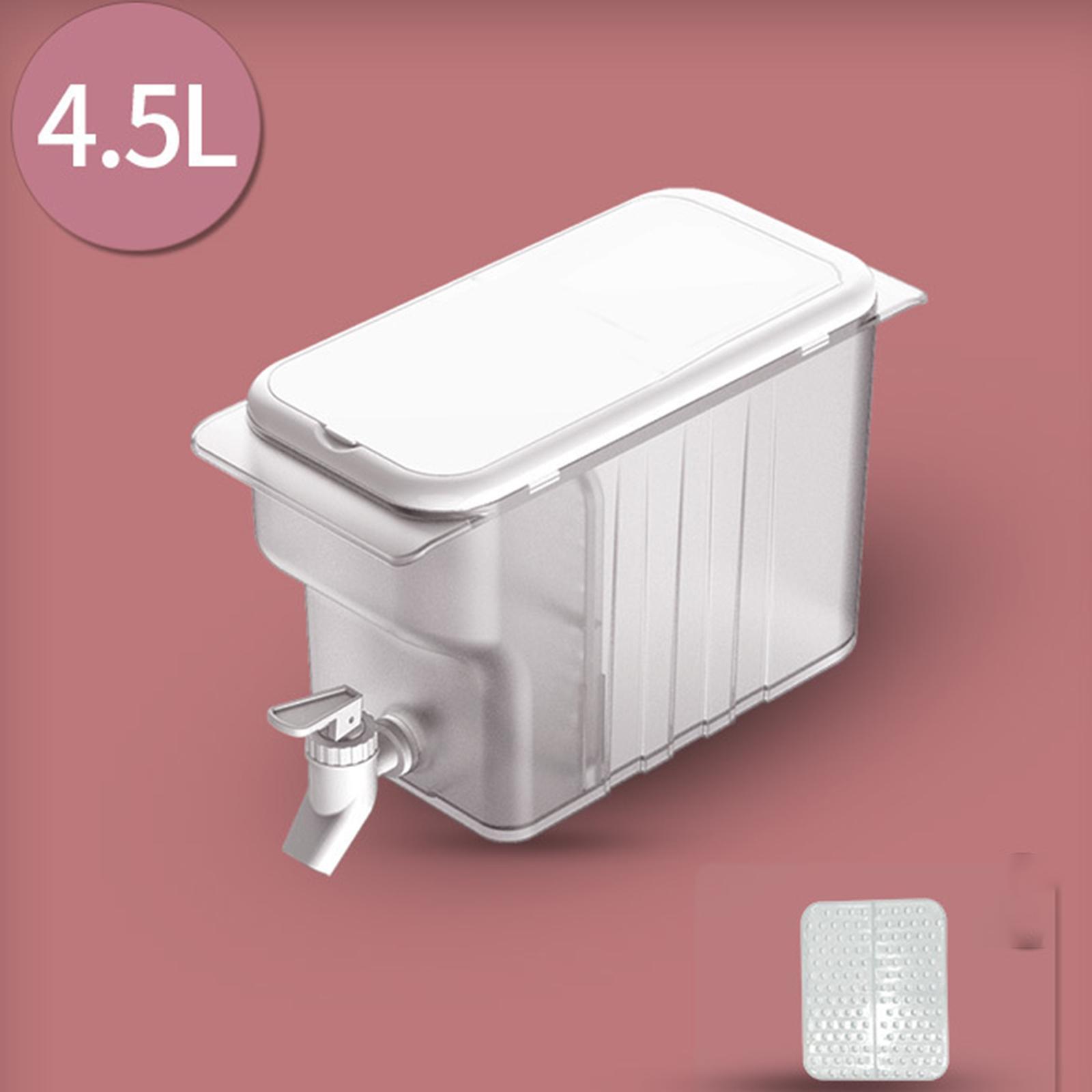 4.5L Refrigerator Cold Kettle Jugs with Faucet Lemonade Bottle Fruit Teapot