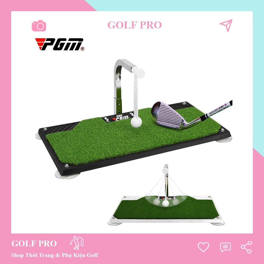 Thảm tập Swing Golf xoay 360 độ nhập khẩu PGM trong nhà luyện Pitching và Chip chỉnh tư thế lưng TT013 - Hàng Chính Hãng