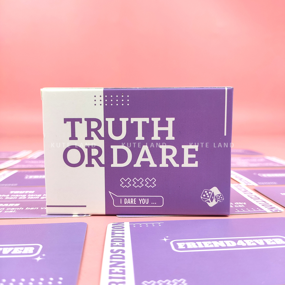 Bài Truth Or Dare Drinking Game Nói hay làm 55  lá bài dành cho nhóm bạn