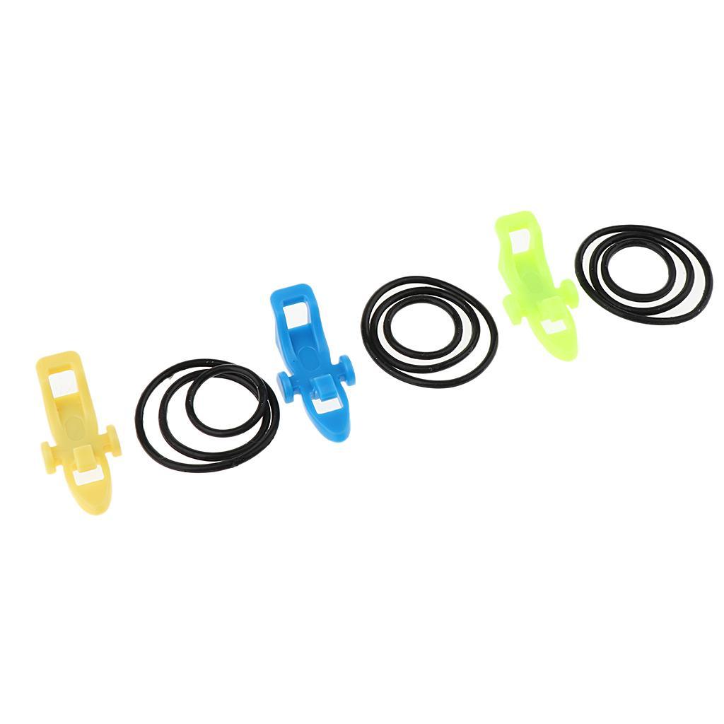 3pcs Fishing Rod Pole Hook Keeper Spoon Lure Bait Holder Tackle Accessories