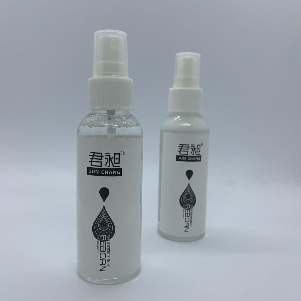 Bình Xịt Nano Kháng Sương Chống Sương Bám Kính Dành Cho Ô Tô 100ML