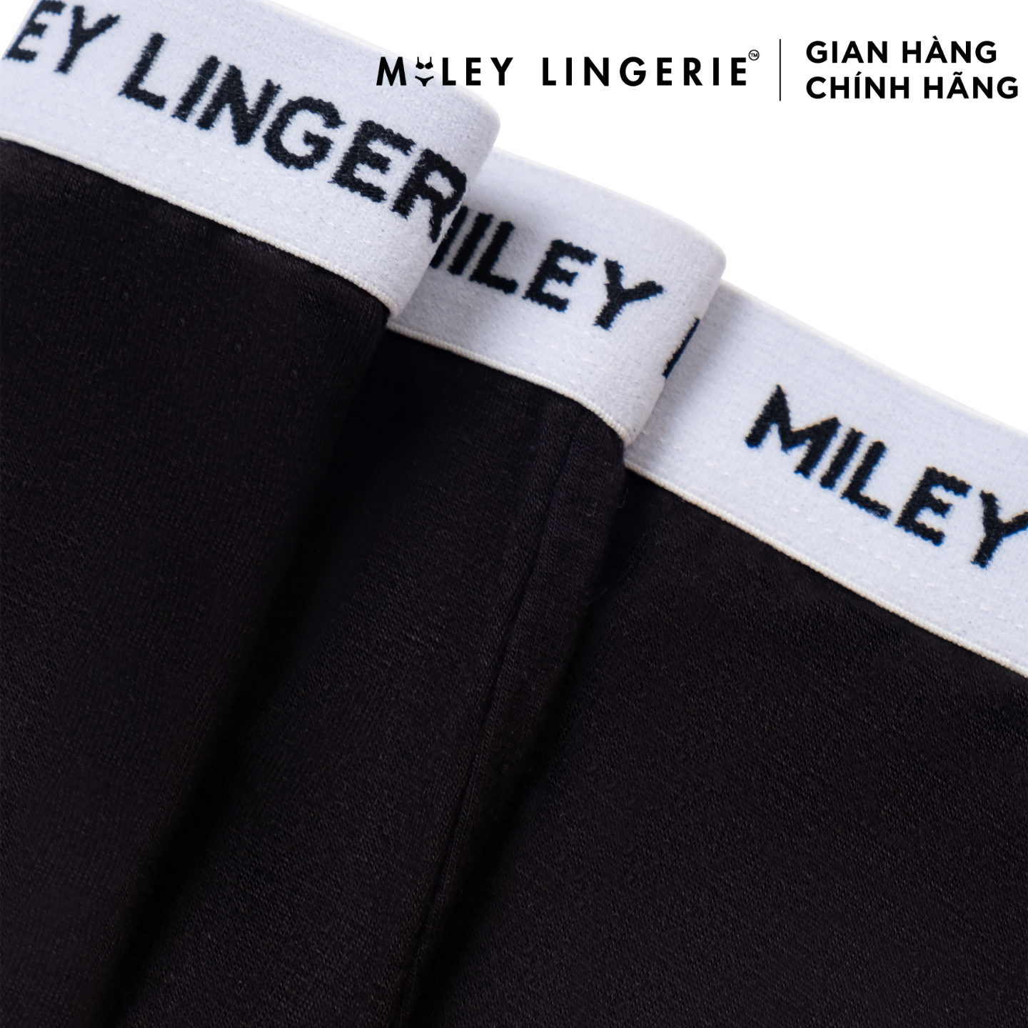 Combo 5 Quần Lót Nữ Cotton Thiên Nhiên BeingMe Miley Lingerie - Màu Đen