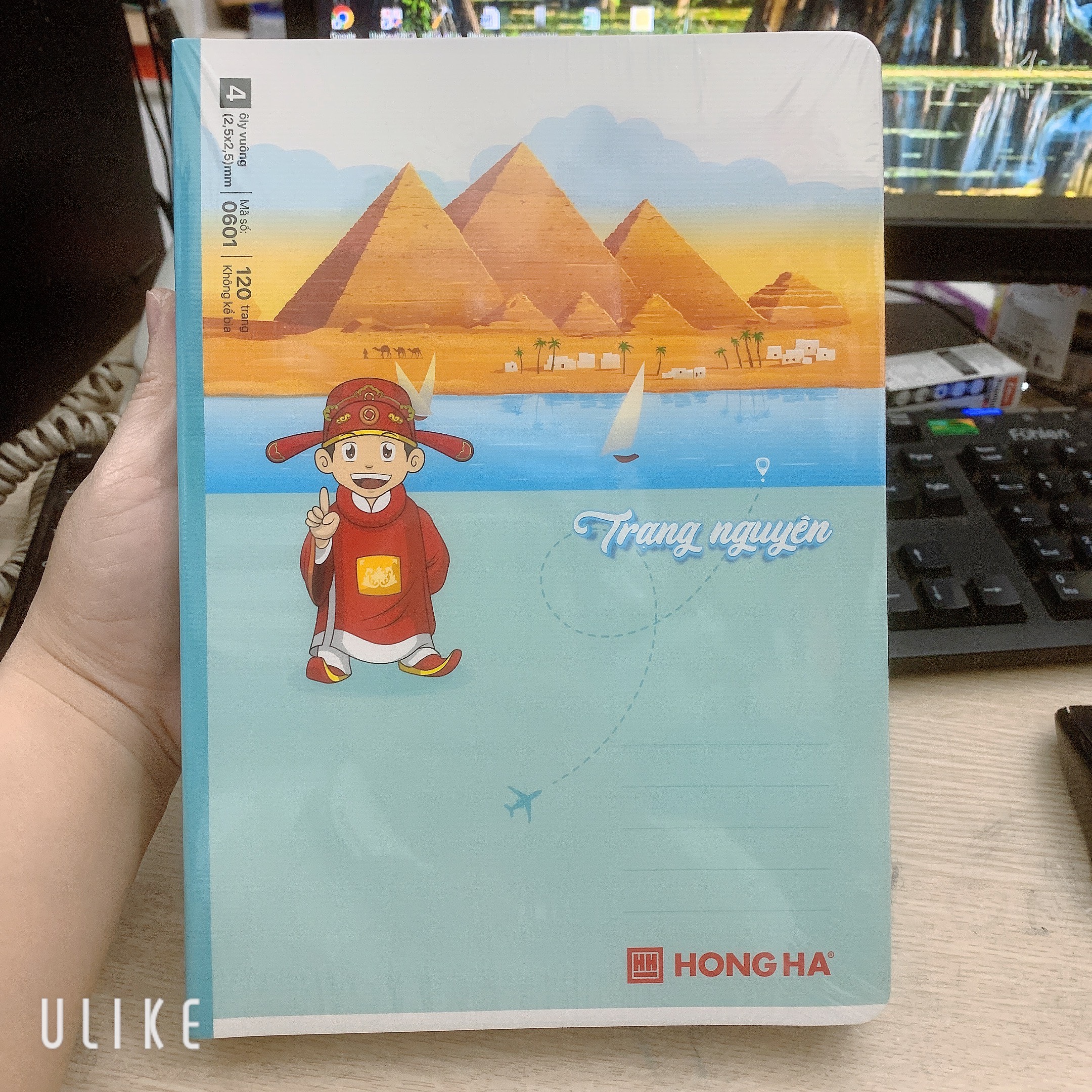 [MẪU MỚI 2024] Vở 4 ô ly Hồng Hà 120 trang School Trạng Nguyên 0601 - Giấy định lượng 70gsm
