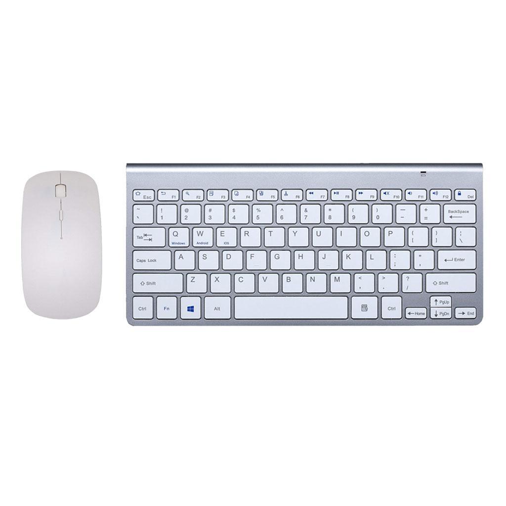 2 Pieces 2.4G Waterproof Wireless Keyboard & Mouse Combo Set for PC Laptop