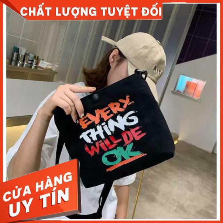 TÚI VẢI TOTE SIÊU ĐÁNG IU IN CHỮ &quot;OK&quot; HOT TREND/ THỜI TRANG/GIÁ SIÊU RẺ
