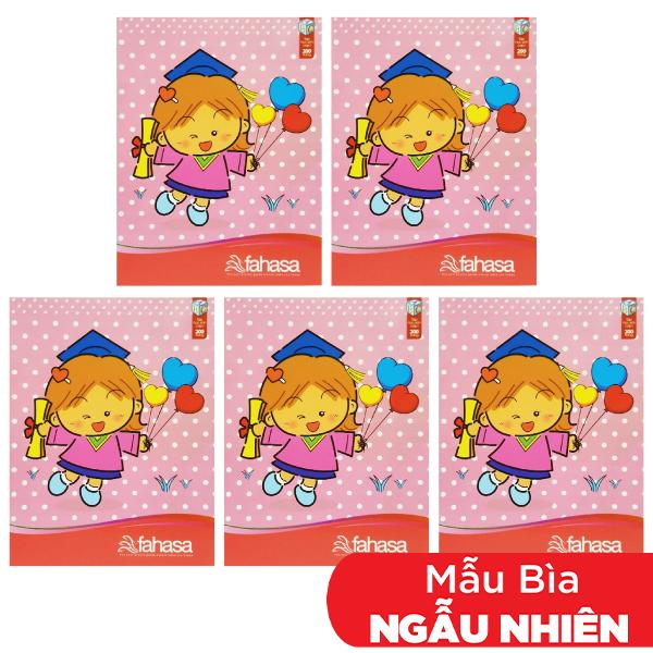 Lốc 5 Tập Học Sinh 4 Ô Ly 200 Trang ĐL 70g/m2 - FAHASA