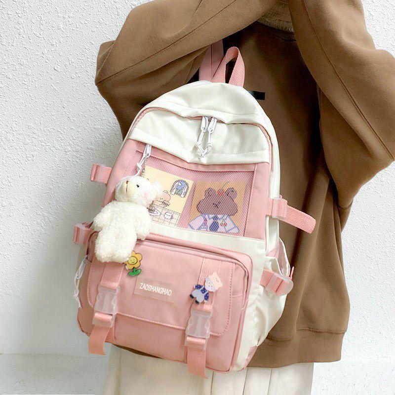 Balo thời trang nam nữ Unisex balo đi học laptop balo ulzzang đi học thời trang Cặp- Balo sinh viên học sinh đa năng mèo đọc sách cute ulzzang