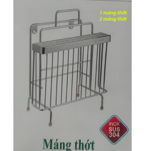 Dụng cụ, kệ để máng Thớt nhà bếp bằng inox 304 cao cấp bảo hành trọn đời không gỉ sét