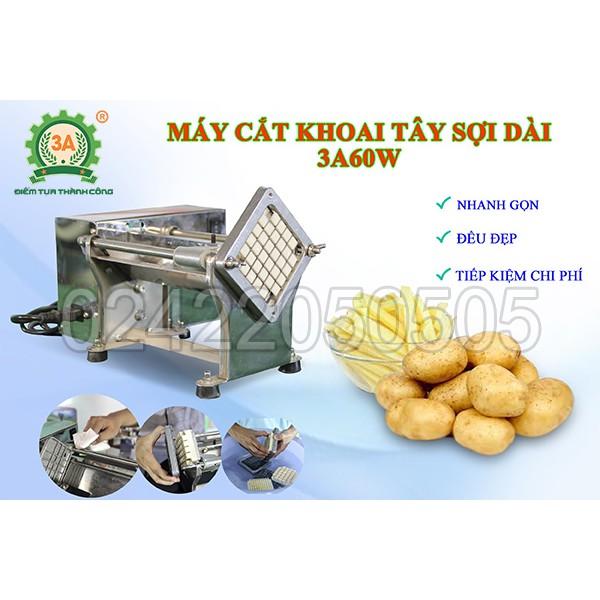 Máy cắt khoai tây sợi dài 3A60W (bán tự động) - Hàng Chính Hãng