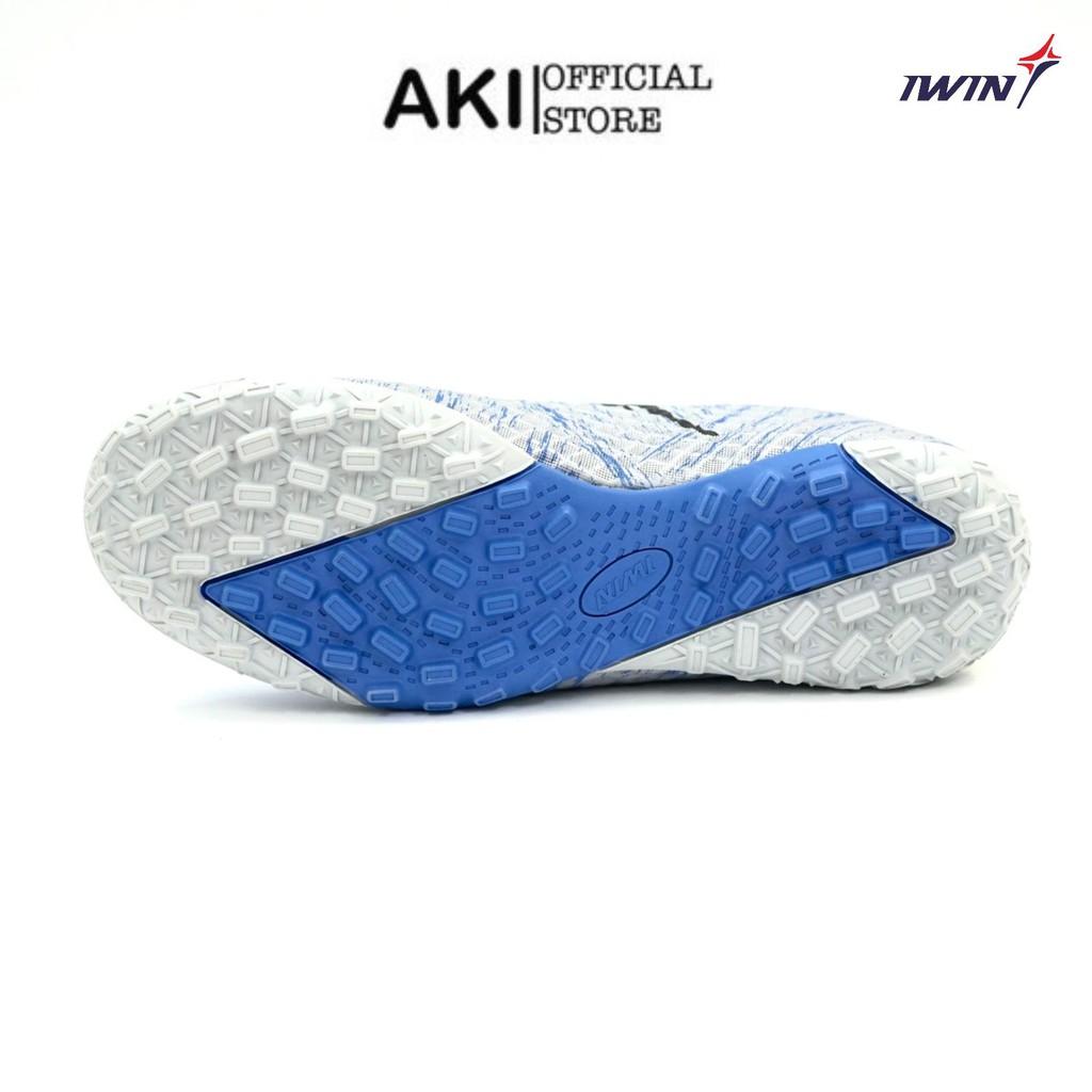 Giày đá bóng nam cỏ nhân tạo Iwin Impro Xám thể thao chính hãng cao cấp - IW006