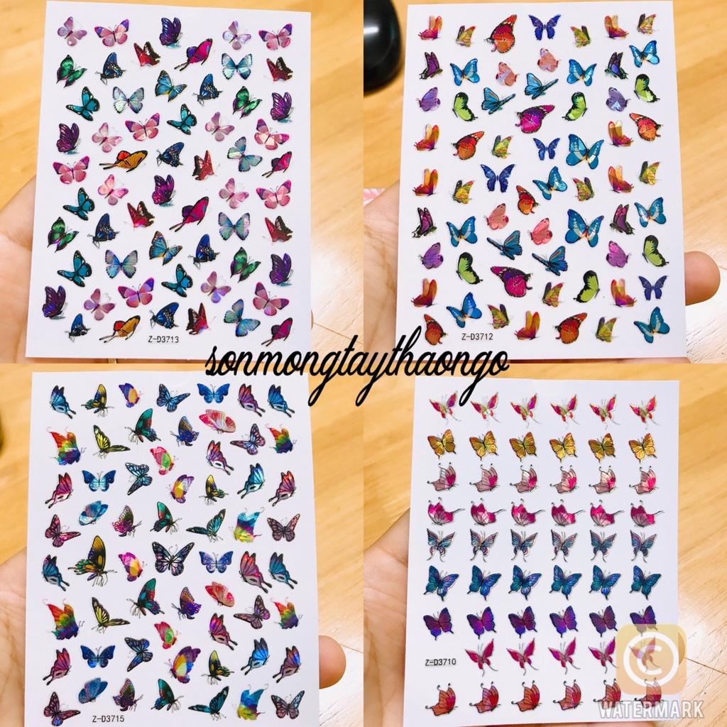 Stick dán móng ánh 3D siêu sang dành cho Nail 10k/1 tấm