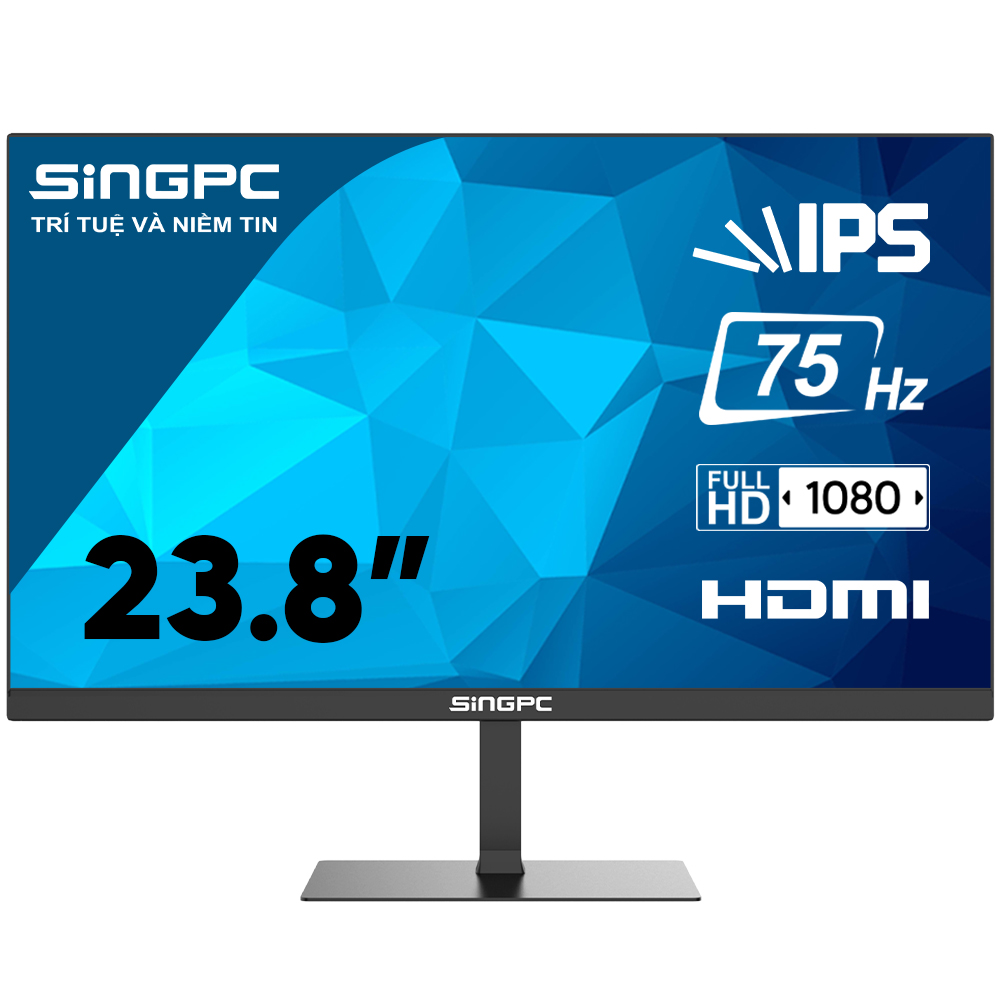 Màn hình SingPC IPS 23.8 inch (Q24F75-IPS) - Hàng chính hãng