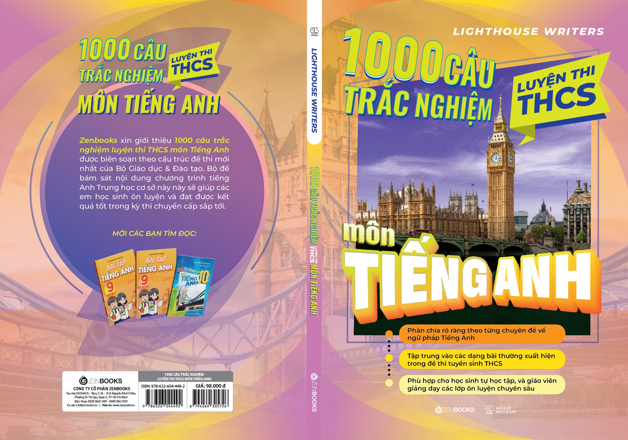 Sách 1000 Câu Trắc Nghiệm Luyện Thi THCS Môn Tiếng Anh