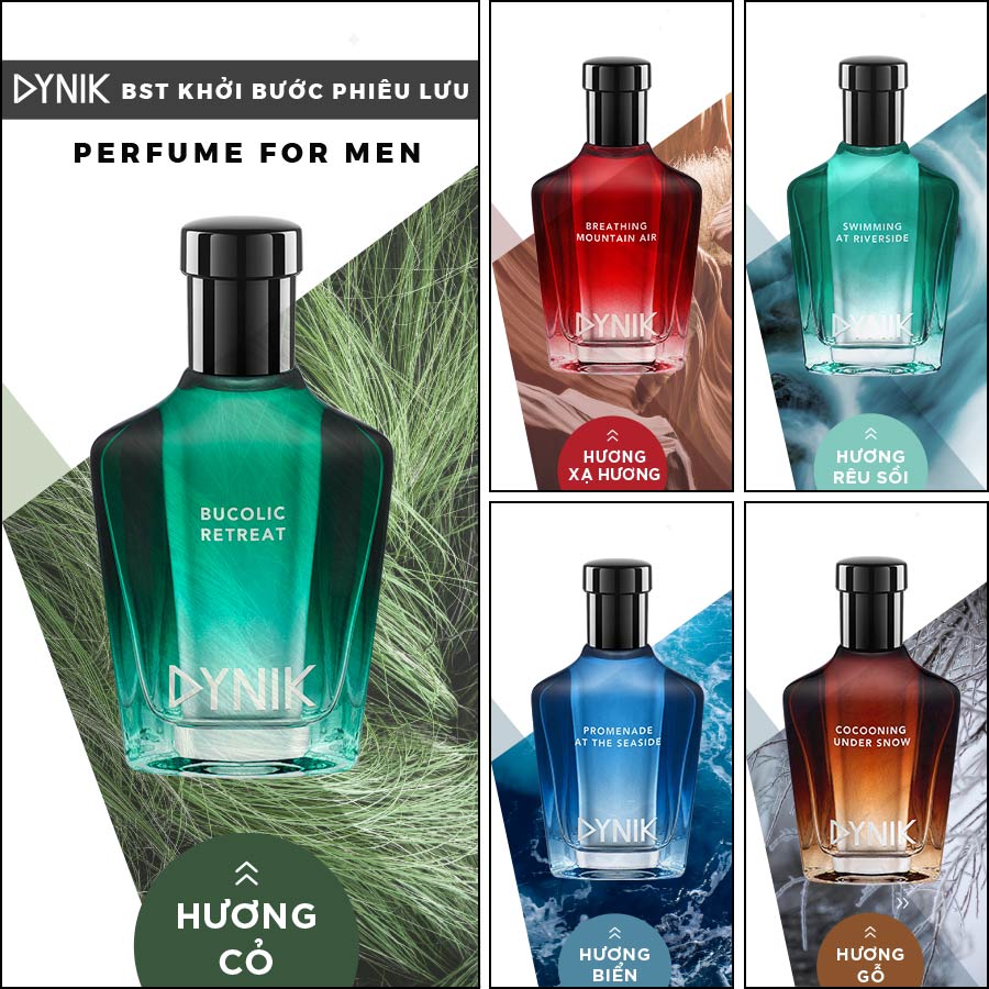 Nước hoa nam Dynik hương cỏ thanh khiết 50ml