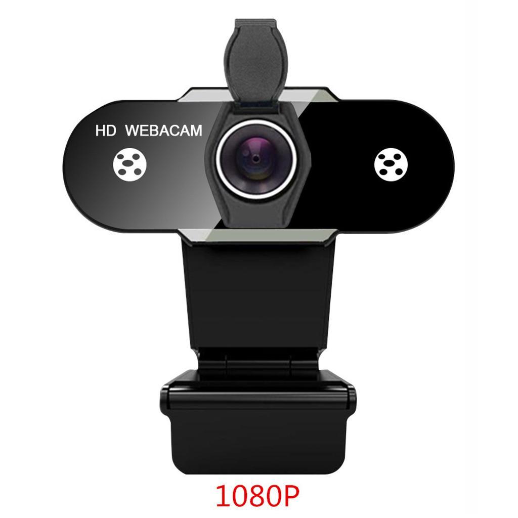 2X USB HD Webcam Web Cam Camera for PC Laptop Desktop Computer 1080P with Cover