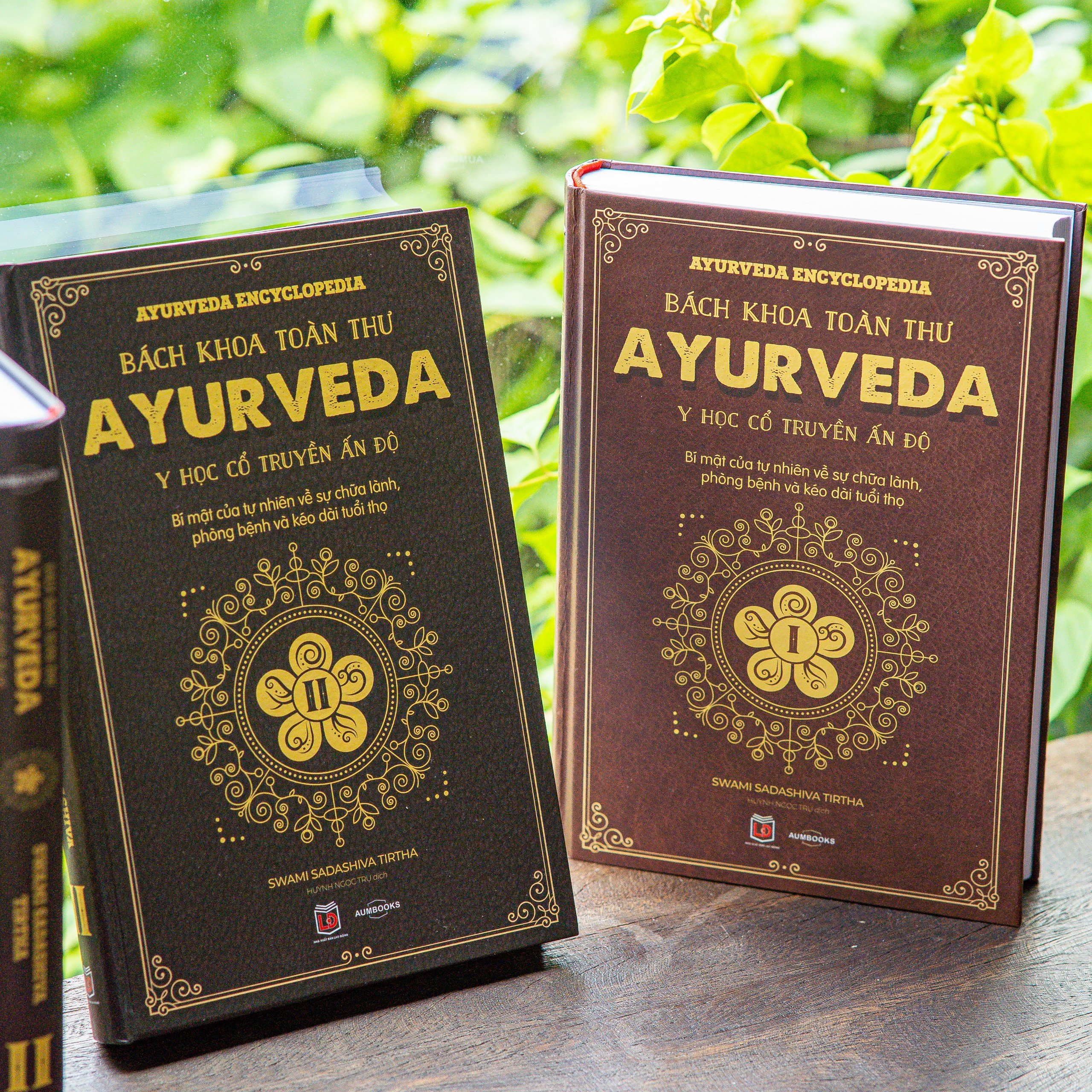 Combo 2 cuốn Bách Khoa Toàn Thư Ayurveda bìa cứng - Tặng 1 cuốn Ayruveda cân bằng thân tâm trí bìa mềm
