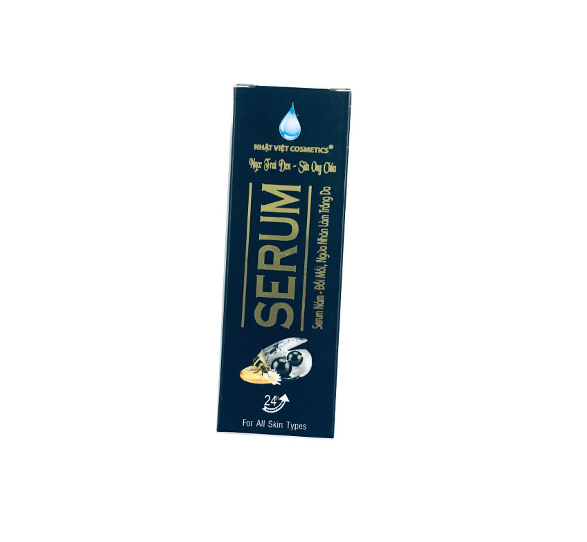 Serum Nám - Đồi mồi, Ngừa nhăn làm trắng da, Ngọc Trai Đen Sữa Ong Chúa 20ml