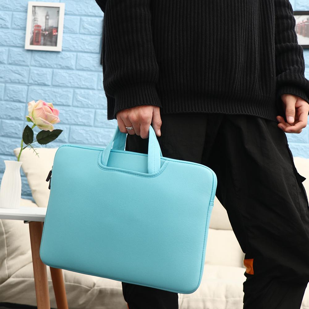 11 13 14 15 15.6 inch Túi Máy Tính Xách Tay Máy Tính Tay Áo Trường Hợp Túi Xách Dây Kéo Kép Chống Sốc Bìa Đối Với Máy Tính Xách Tay MacBook Không Khí pro Retina