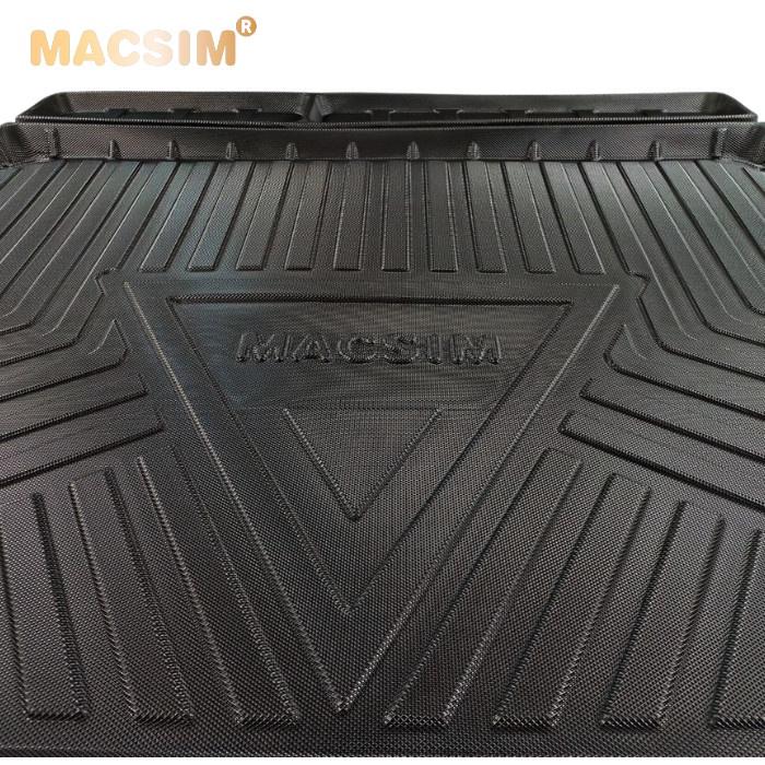 Thảm lót cốp xe ô tô  Subaru Forester 2013-2018 nhãn hiệu Macsim chất liệu TPV cao cấp màu đen