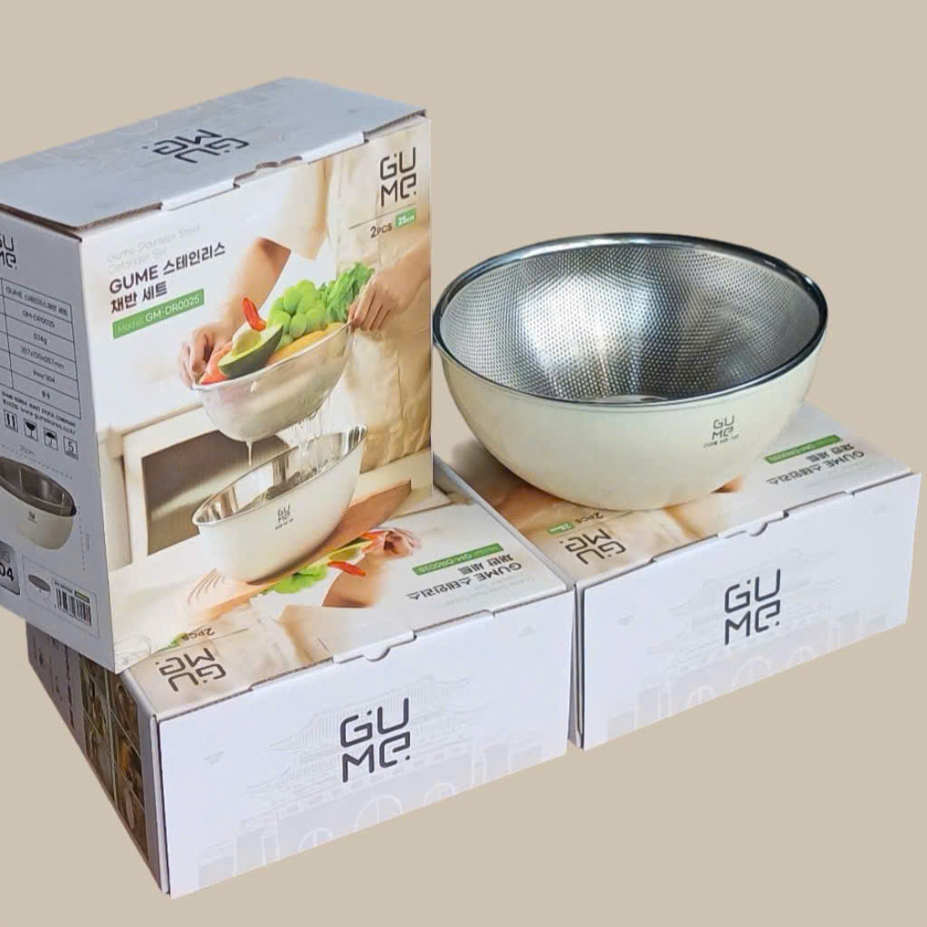 Bộ rổ chậu Inox 304 Hàn Quốc GM-DR0025 size 25cm