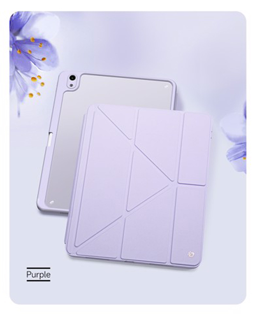 Bao da DuxDucis Magic cho iPad Air 4 10.9/iPad Air 5 10.9 với nắm gập có thể tháo rời - Hàng Nhập Khẩu