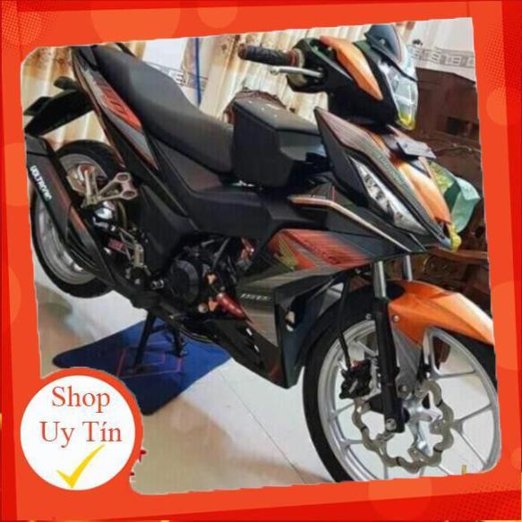 Tem rời sọc winner cam đen