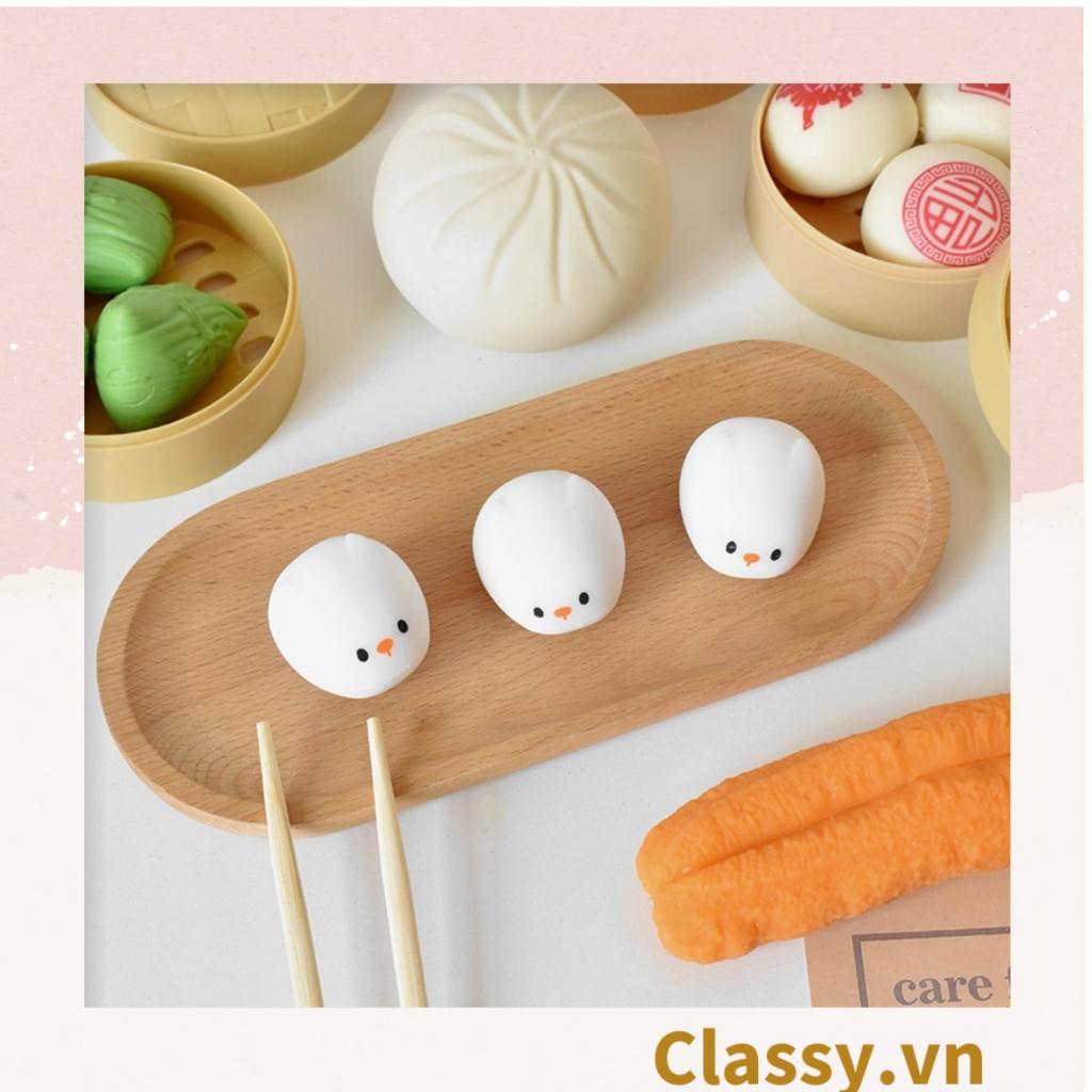 Đồ chơi thú vị  Classy bằng silicon mô hình lò hấp bánh bao nhân thịt giúp giải tỏa căng thẳng hiệu quả PK722