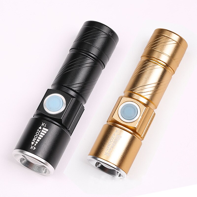 Đèn pin mini cầm tay zoom đa năng, đèn pin led mini du lịch - Hàng chính hãng, giao màu ngẫu nhiên