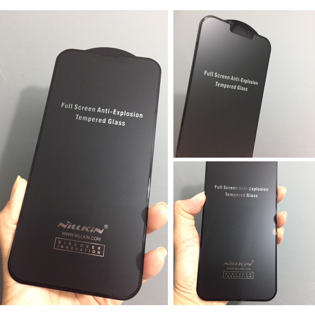 Cường lực full màn hình phủ Matte chống bám vân tay cho iP 13 Pro Max / 14 plus Nillkin FogMirror - Hàng chính hãng