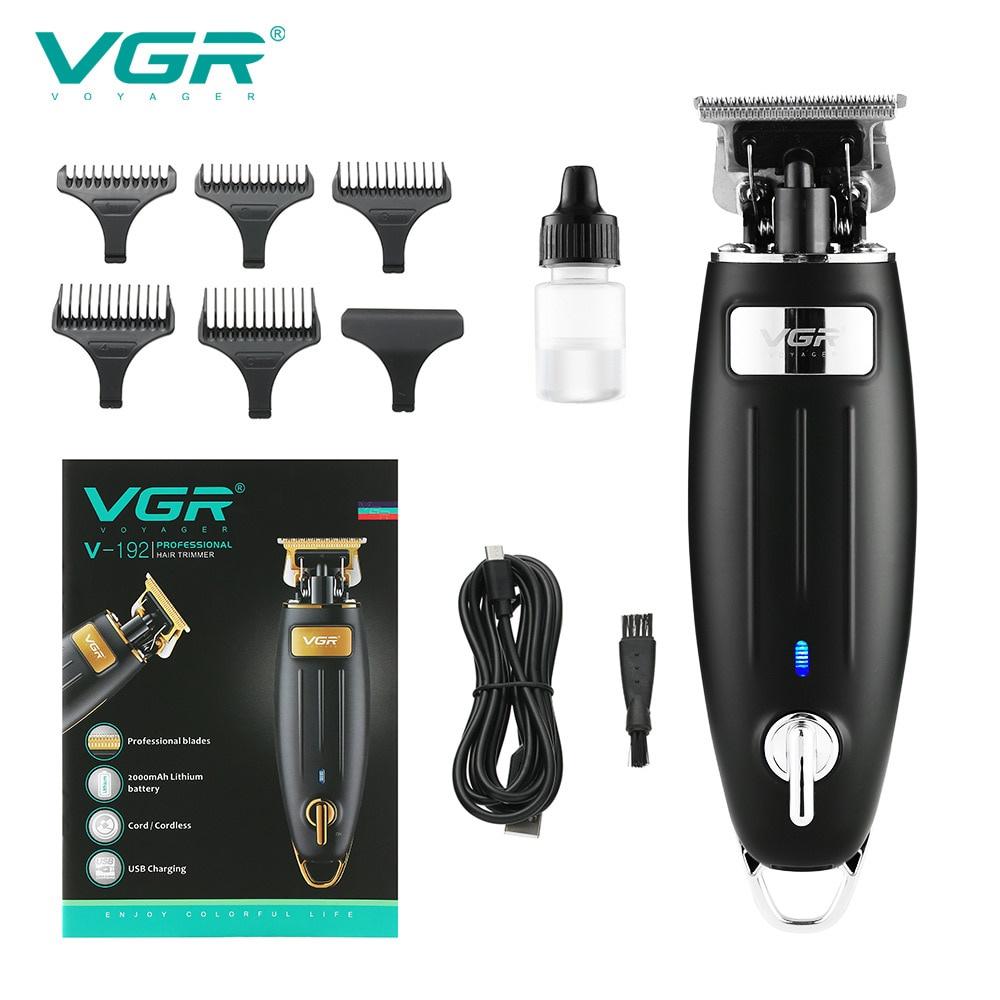 VGR Electric Shaver Hair Clipper Oil Head Rechargeable Hair Clipper Bald Hair Clipper V-192