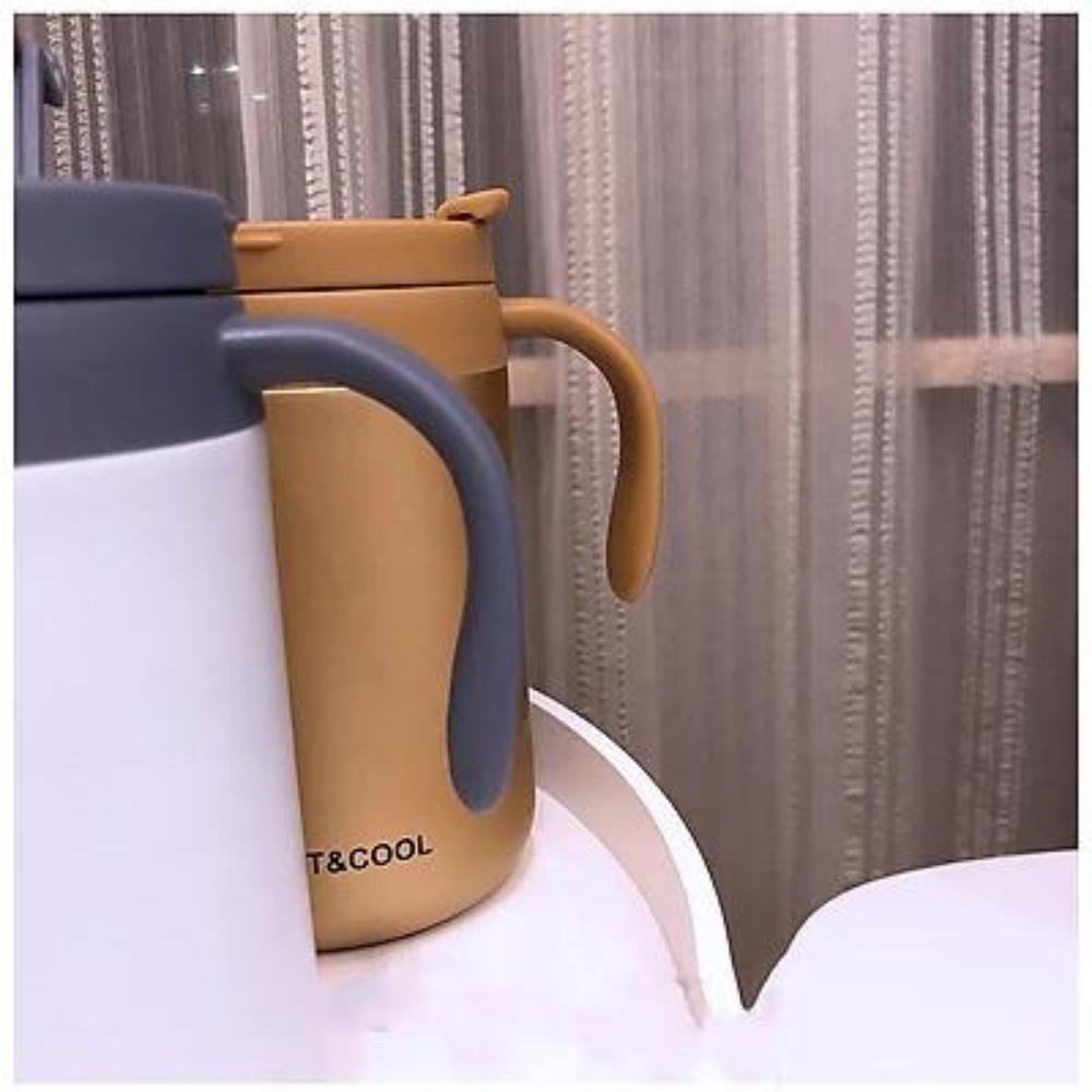 Ly giữ nhiệt inox HOT&COOL 350ml 2 lớp giữ nhiệt nóng lạnh có nắp đậy kín cao cấp