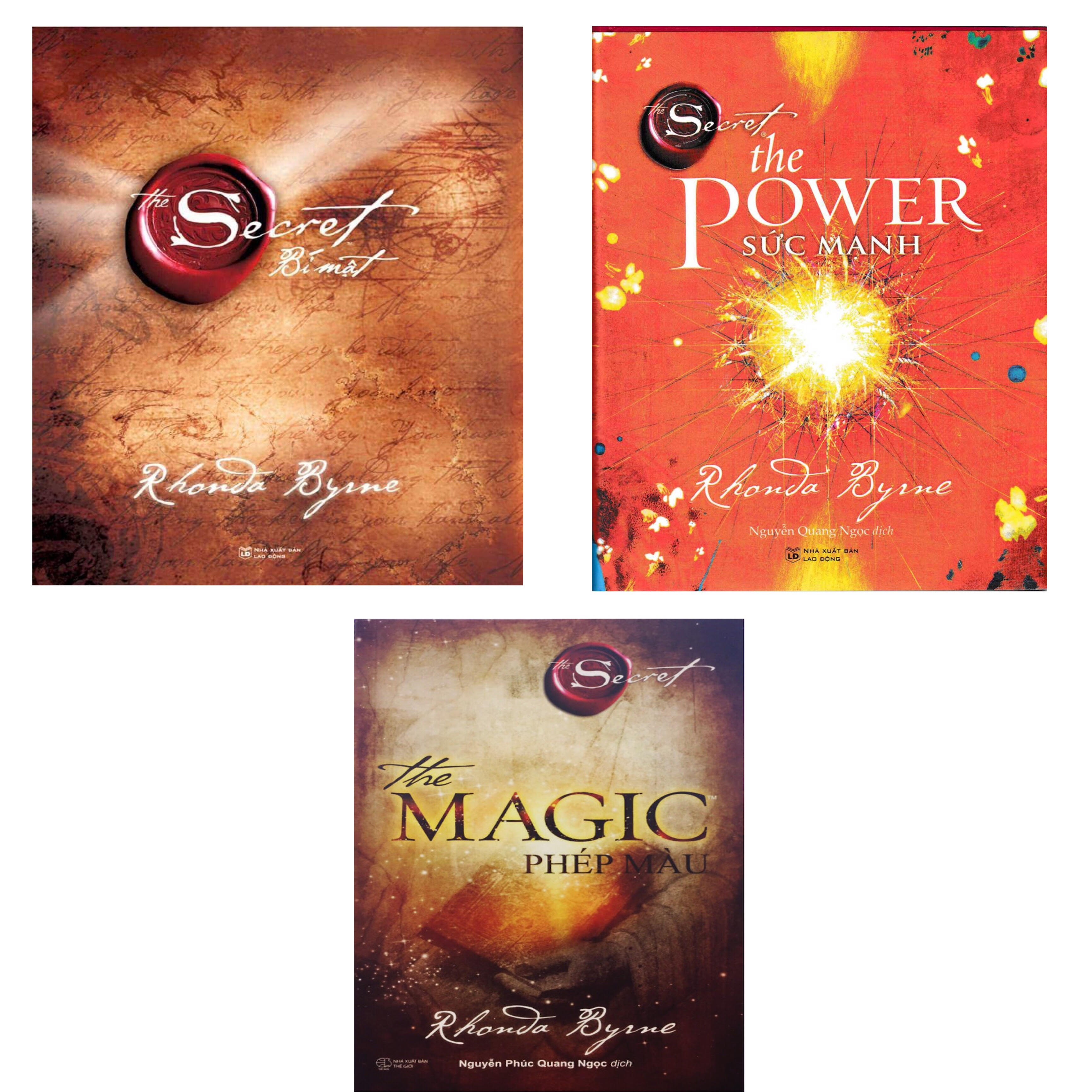 Combo bộ sách kinh tế hay Bí mật secret + the magic phép màu + secret the power sức mạnh