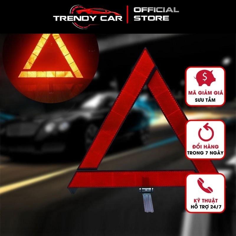 Biển tam giác phản quang ô tô cảnh báo đỗ xe an toàn có thể gấp gọn, mang theo tiện lợi