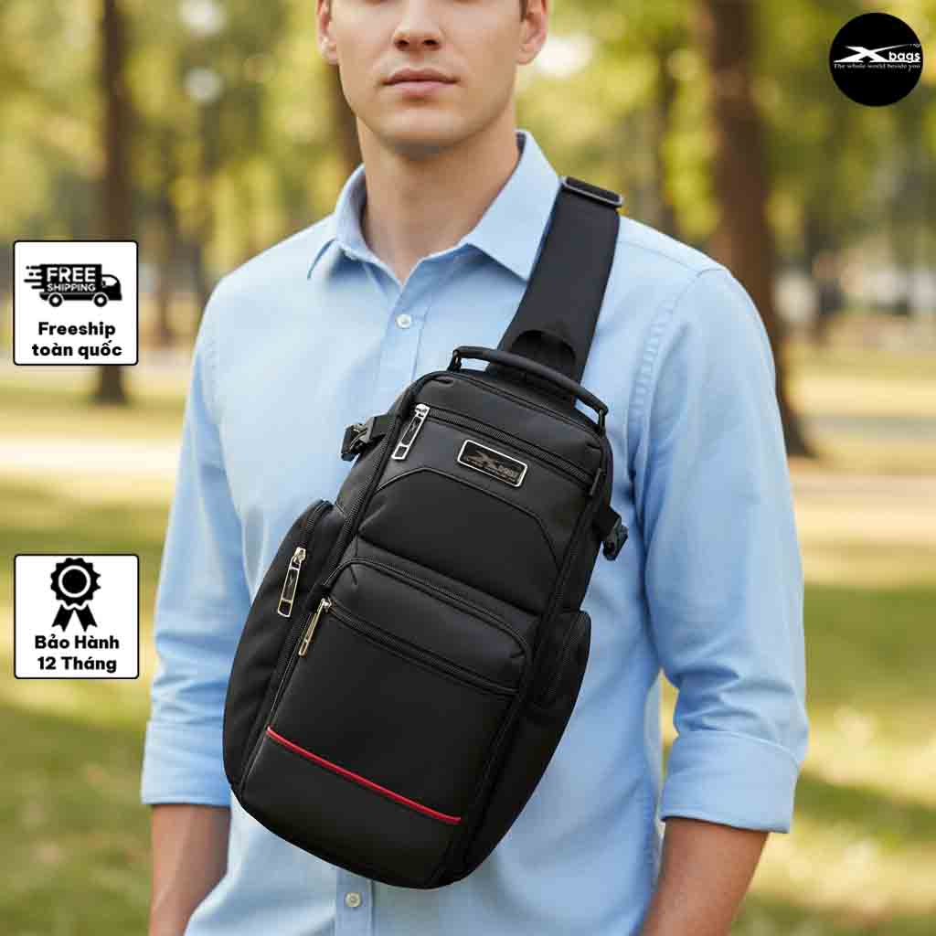 Túi Đeo Chéo Nam Xbags XB9103 Apex, Nhiều Ngăn Tiện Lợi, Thời Trang Cao Cấp, Sử Dụng Hàng Ngày!