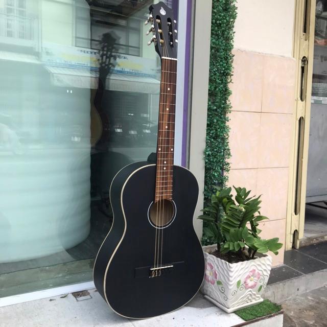 Đàn guitar classic SV-C1 màu đen tập chơi - Âm ấm và bấm nhẹ tay - Đặt hàng tặng 7 phụ kiện