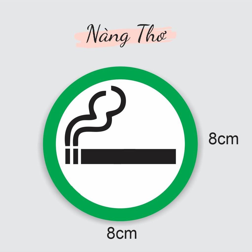 BẢNG MICA CẤM HÚT THUỐC 2MM_DECAL VIP