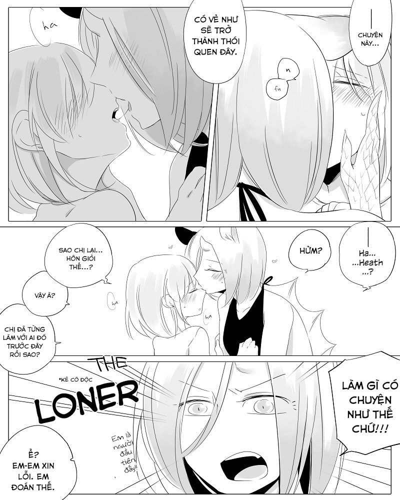 yêu quái cô đơn và cô bé bị mù chapter 9 8