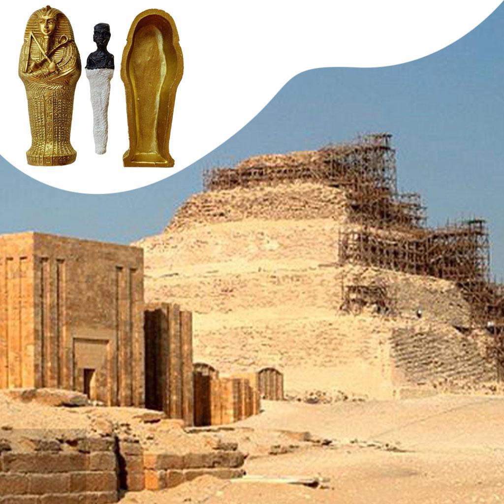 Ancient with Mummy Figurines Statue For Home Tabletop Decors