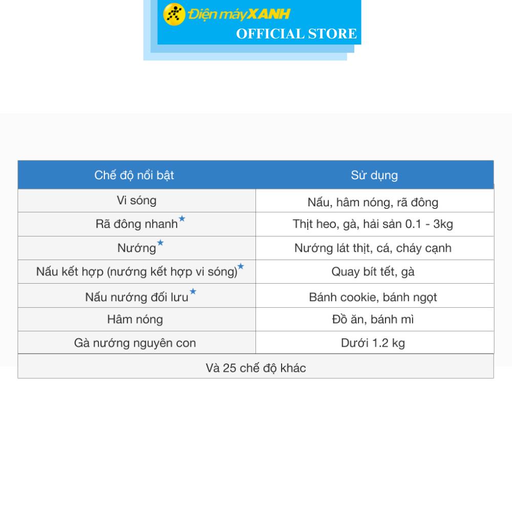 Lò vi sóng có nướng Panasonic NN-CT36HBYUE 23 lít - Hàng Chính Hãng